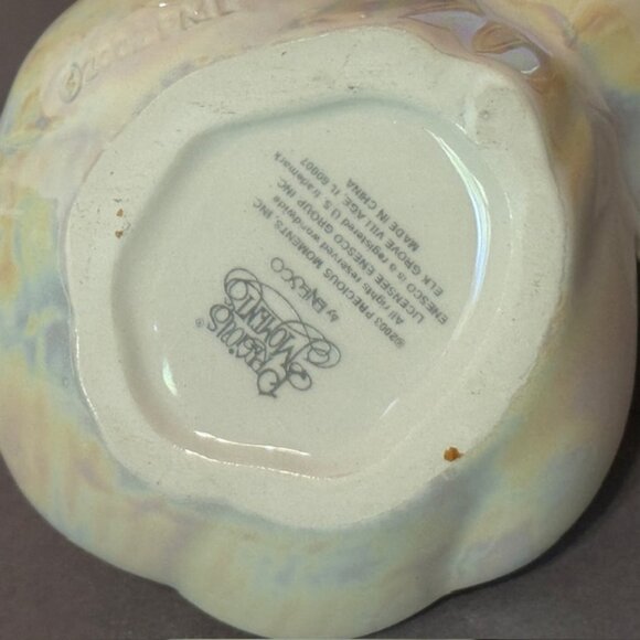 Vintage Precious Moments Figurine Enesco Birthday Gift September Clam Mermaid - Picture 4 of 4